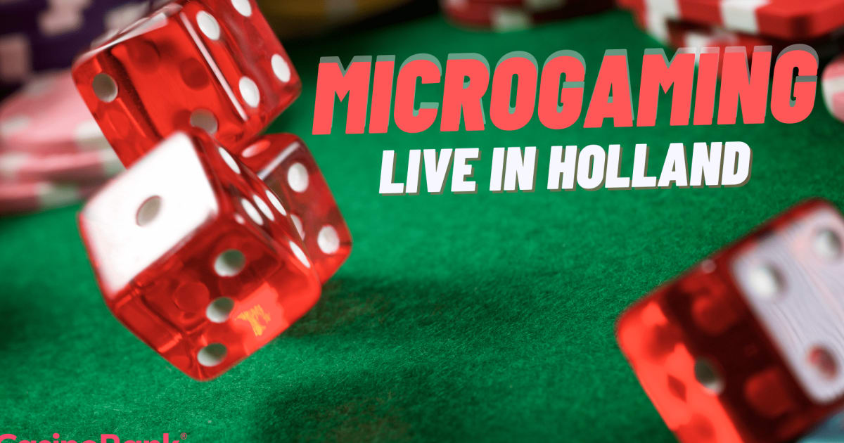 Microgaming svoje spletne igralne avtomate in igralniške igre v živo prenaša na Nizozemsko