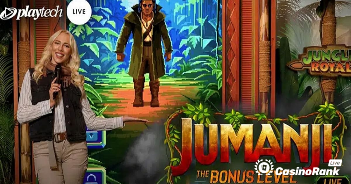 Playtech predstavlja novo igralniško igro v živo Jumanji The Bonus Level